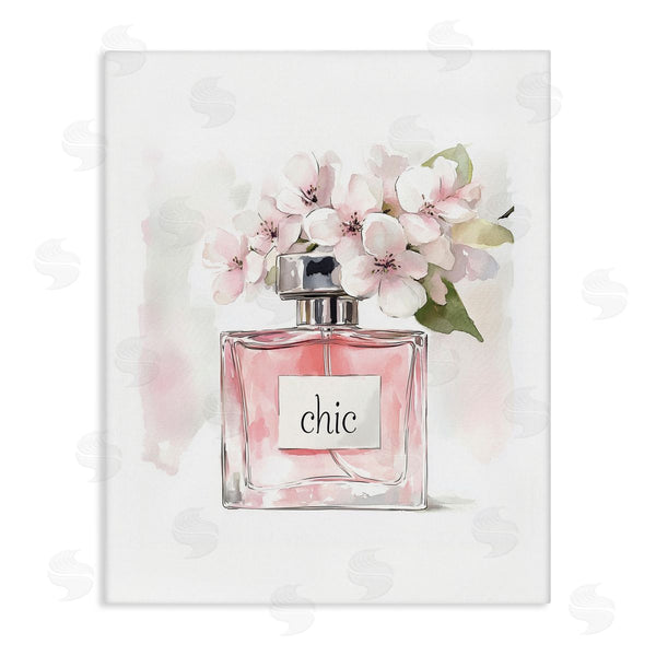stupell industries Christine Simpson Art | Cherry Blossom Chic Perfume Wall Art