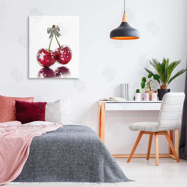 Stupell Industries Christine Simpson Art | Cherry Disco Balls Wall Art