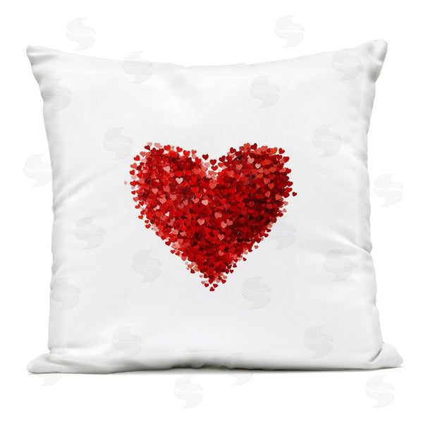 Stupell Industries Christine Simpson Art | Cluster Of Hearts Shape Printed Throw Pillow