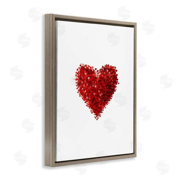 Stupell Industries Christine Simpson Art | Cluster Of Hearts Shape Wall Art