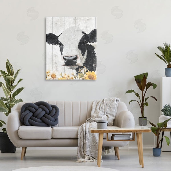 Stupell Industries Christine Simpson Art | Cow And Sunflowers Wall Art