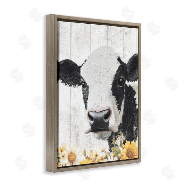 Stupell Industries Christine Simpson Art | Cow And Sunflowers Wall Art