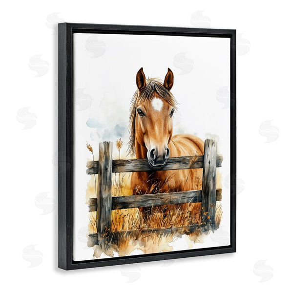 Stupell Industries Christine Simpson Art | Cowboy's Horse & Fence Wall Art