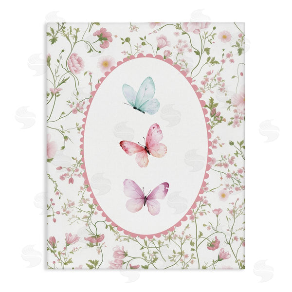 stupell industries Christine Simpson Art | Delicate Florals & Butterfly Wall Art