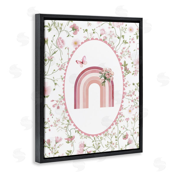 Stupell Industries Christine Simpson Art | Delicate Florals & Rainbow Wall Art
