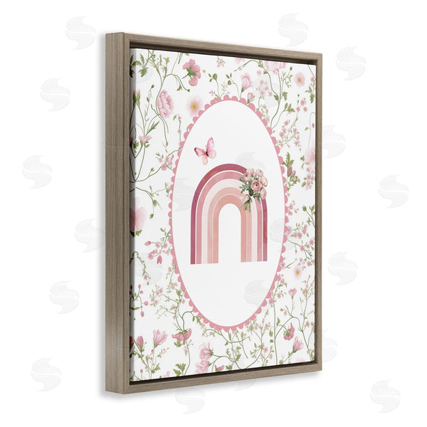 Stupell Industries Christine Simpson Art | Delicate Florals & Rainbow Wall Art
