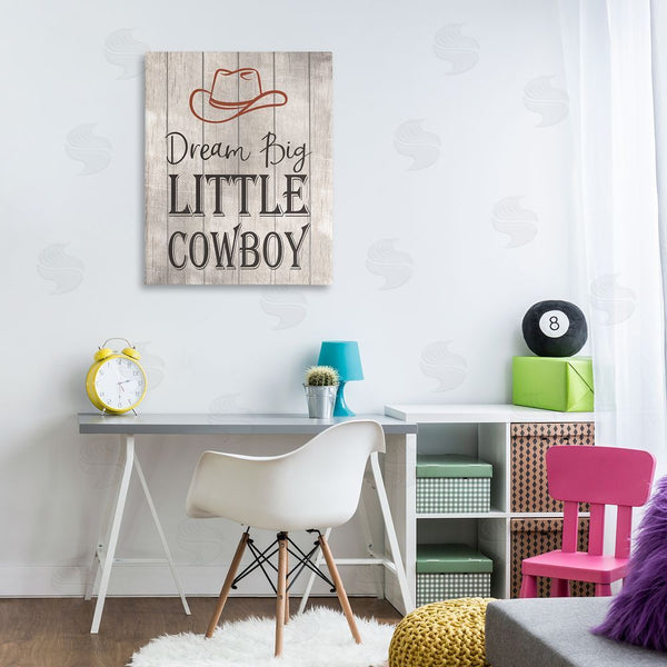 Stupell Industries Christine Simpson Art | Dream Big Little Cowboy Wall Art