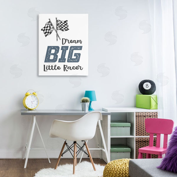 Stupell Industries Christine Simpson Art | Dream Big Little Racer Wall Art
