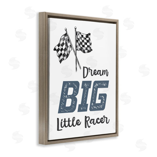 Stupell Industries Christine Simpson Art | Dream Big Little Racer Wall Art
