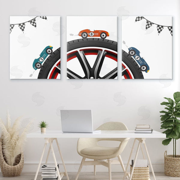 Stupell Industries Christine Simpson Art | Fast Lane Racecars & Wheels Wall Art