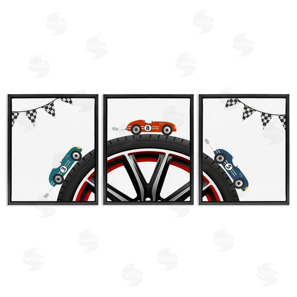 Stupell Industries Christine Simpson Art | Fast Lane Racecars & Wheels Wall Art