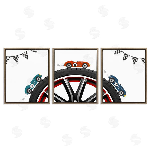 Stupell Industries Christine Simpson Art | Fast Lane Racecars & Wheels Wall Art