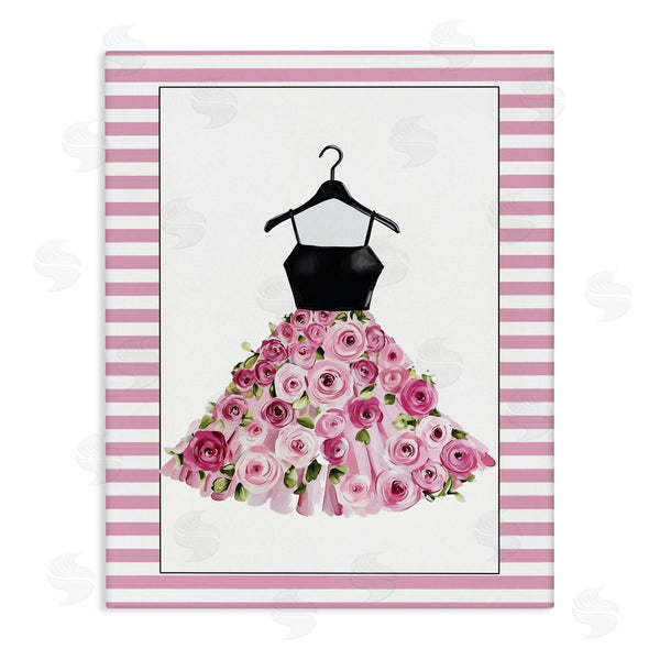 stupell industries Christine Simpson Art | Flower Bedecked Dress Wall Art