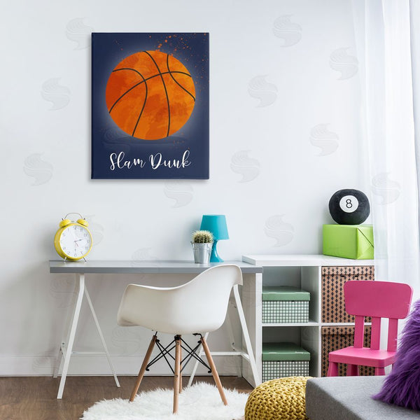 Stupell Industries Christine Simpson Art | Game On Slam Dunk Wall Art
