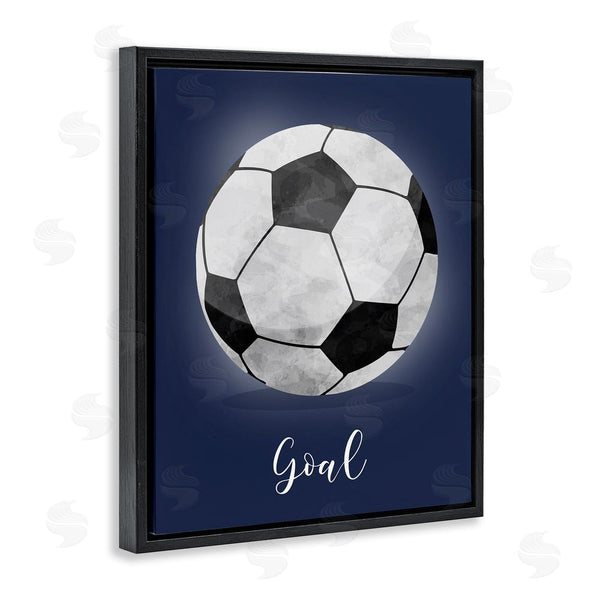 Stupell Industries Christine Simpson Art | Game On Soccer Goal Wall Art
