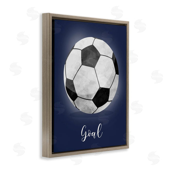 Stupell Industries Christine Simpson Art | Game On Soccer Goal Wall Art