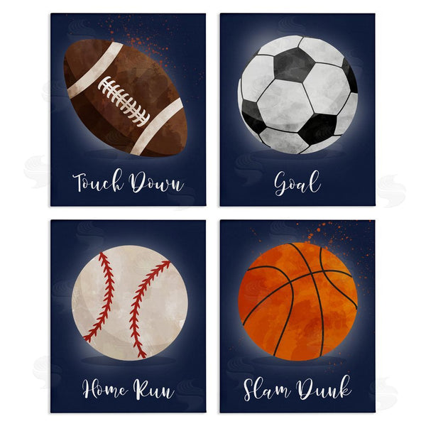 stupell industries Christine Simpson Art | Game On Sports Goals Wall Art
