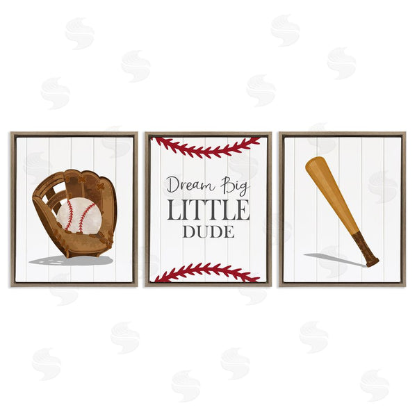 Stupell Industries Christine Simpson Art | Get Your Baseball Game On Wall Art
