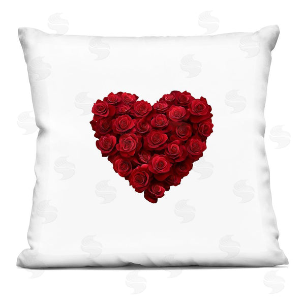 stupell industries Christine Simpson Art | Heart of Roses Bouquet Printed Throw Pillow