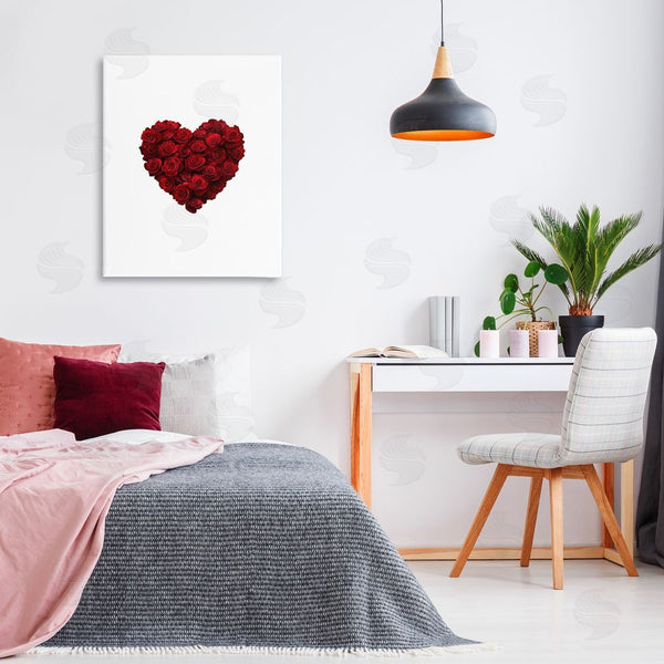 Stupell Industries Christine Simpson Art | Heart Of Roses Bouquet Wall Art