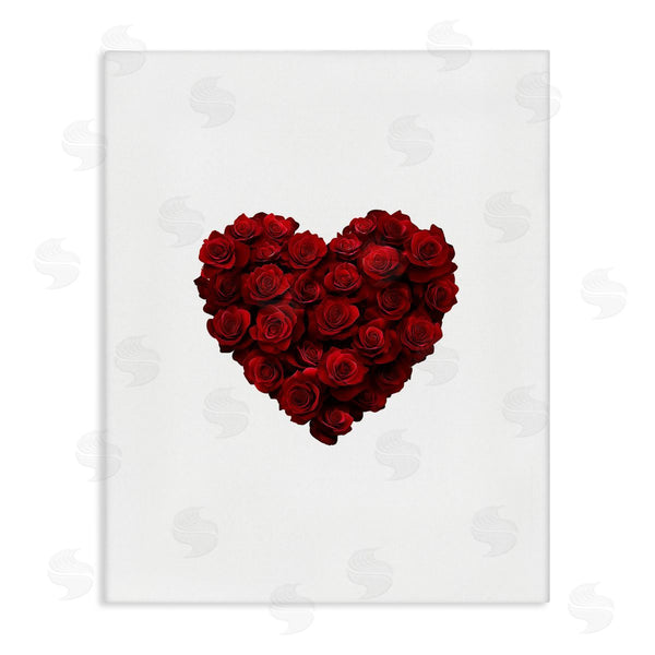 stupell industries Christine Simpson Art | Heart of Roses Bouquet Wall Art