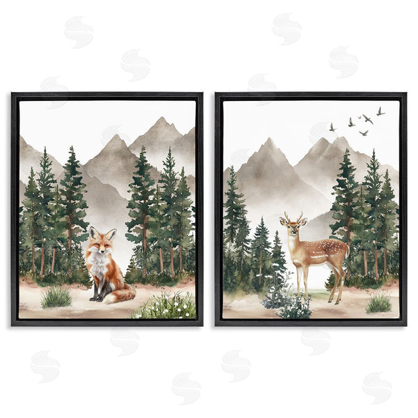 Stupell Industries Christine Simpson Art | In The Woods Animals