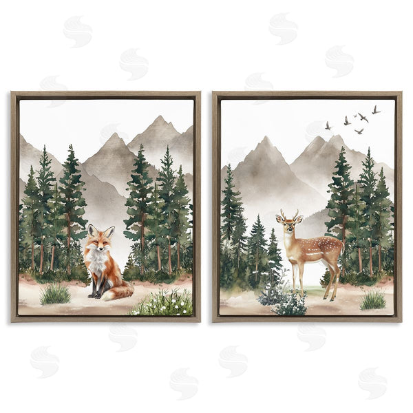 Stupell Industries Christine Simpson Art | In The Woods Animals