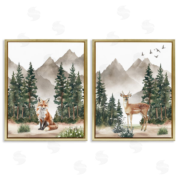 Stupell Industries Christine Simpson Art | In The Woods Animals