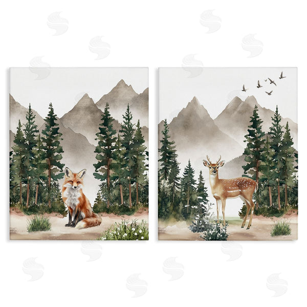 stupell industries Christine Simpson Art | In the Woods Animals