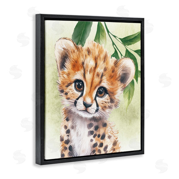 Stupell Industries Christine Simpson Art | Jungle Friends Baby Cheetah