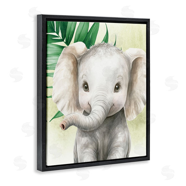 Stupell Industries Christine Simpson Art | Jungle Friends Baby Elephant
