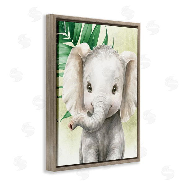 Stupell Industries Christine Simpson Art | Jungle Friends Baby Elephant