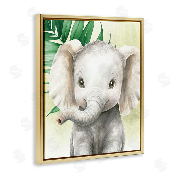 Stupell Industries Christine Simpson Art | Jungle Friends Baby Elephant