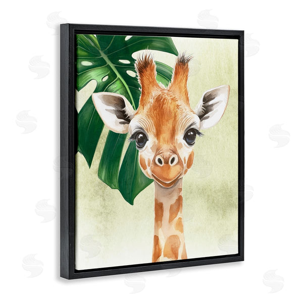Stupell Industries Christine Simpson Art | Jungle Friends Baby Giraffe