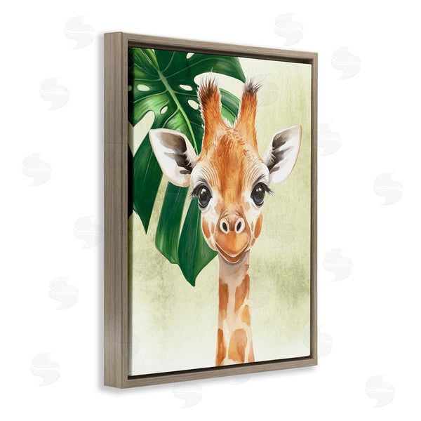 Stupell Industries Christine Simpson Art | Jungle Friends Baby Giraffe