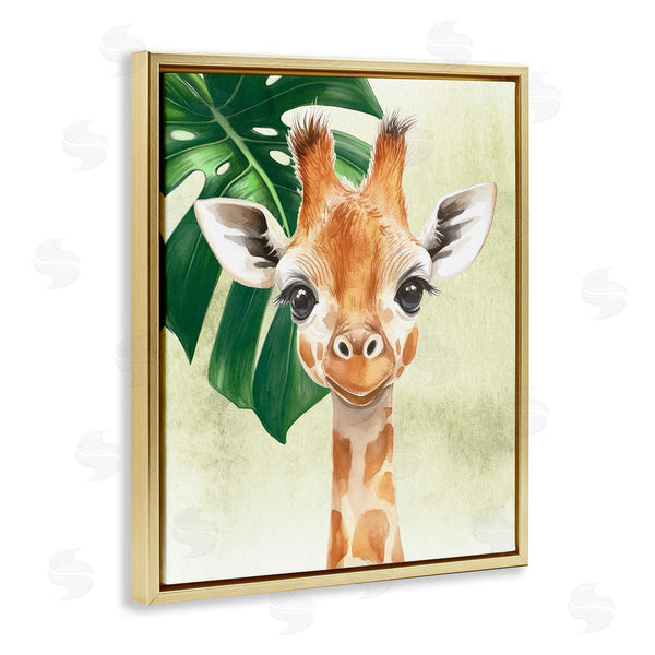 Stupell Industries Christine Simpson Art | Jungle Friends Baby Giraffe