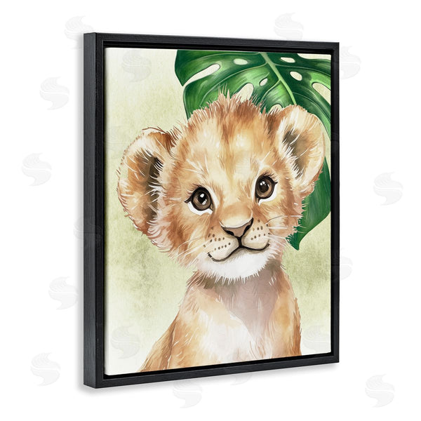 Stupell Industries Christine Simpson Art | Jungle Friends Baby Lion