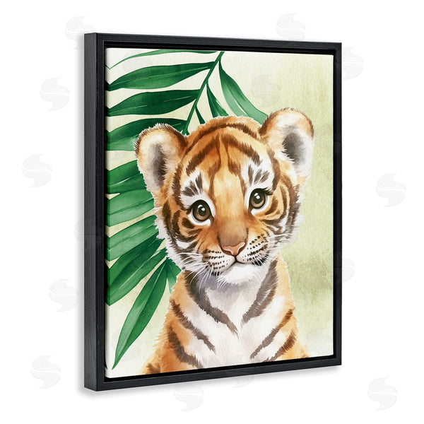 Stupell Industries Christine Simpson Art | Jungle Friends Baby Tiger