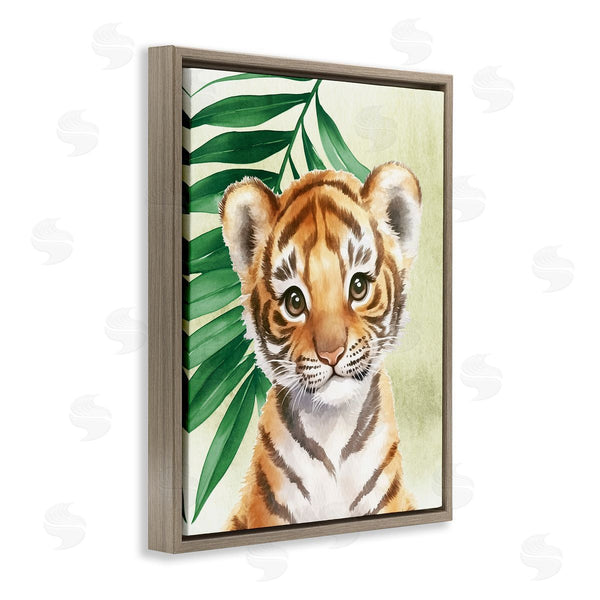 Stupell Industries Christine Simpson Art | Jungle Friends Baby Tiger