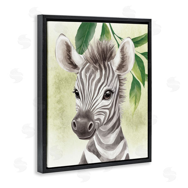 Stupell Industries Christine Simpson Art | Jungle Friends Baby Zebra