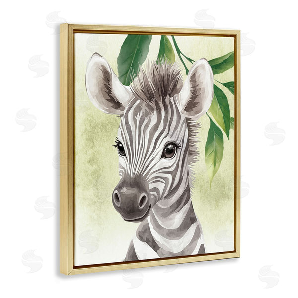 Stupell Industries Christine Simpson Art | Jungle Friends Baby Zebra