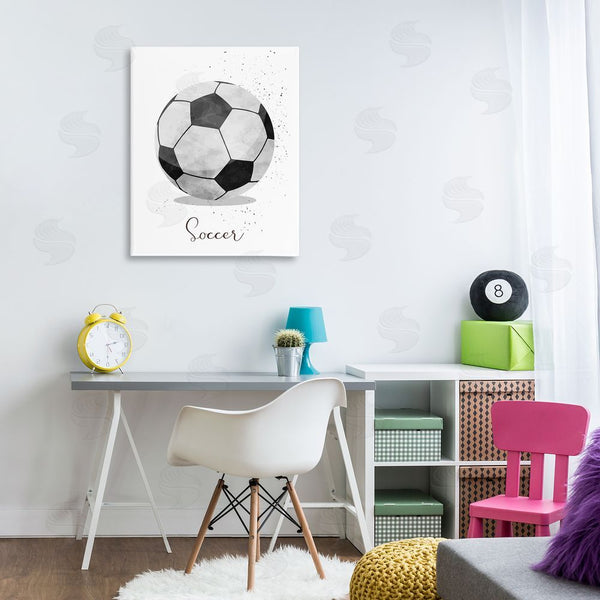 Stupell Industries Christine Simpson Art | Let's Play Ball Soccer Wall Art