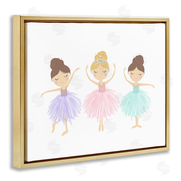 Stupell Industries Christine Simpson Art | Little Ballet Stars Trio