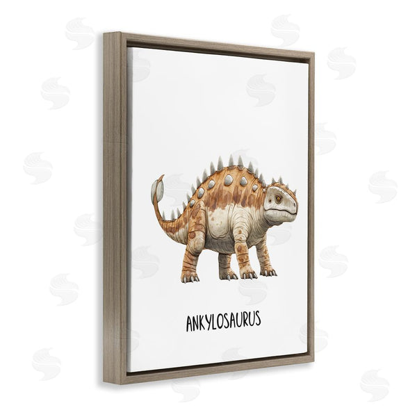 Stupell Industries Christine Simpson Art | Meet The Ankylosaurus Wall Art