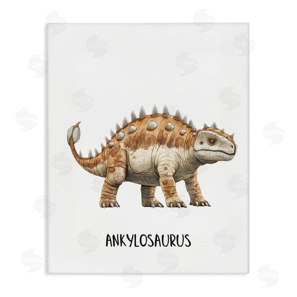 stupell industries Christine Simpson Art | Meet The Ankylosaurus Wall Art