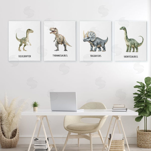 Stupell Industries Christine Simpson Art | Meet The Dinosaurs Wall Art