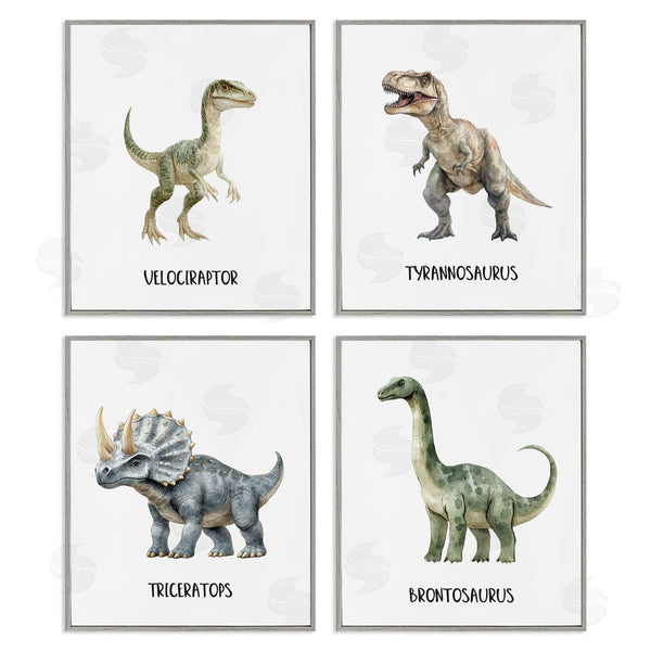 Stupell Industries Christine Simpson Art | Meet The Dinosaurs Wall Art