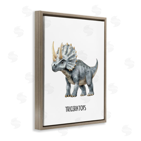 Stupell Industries Christine Simpson Art | Meet The Triceratops Wall Art