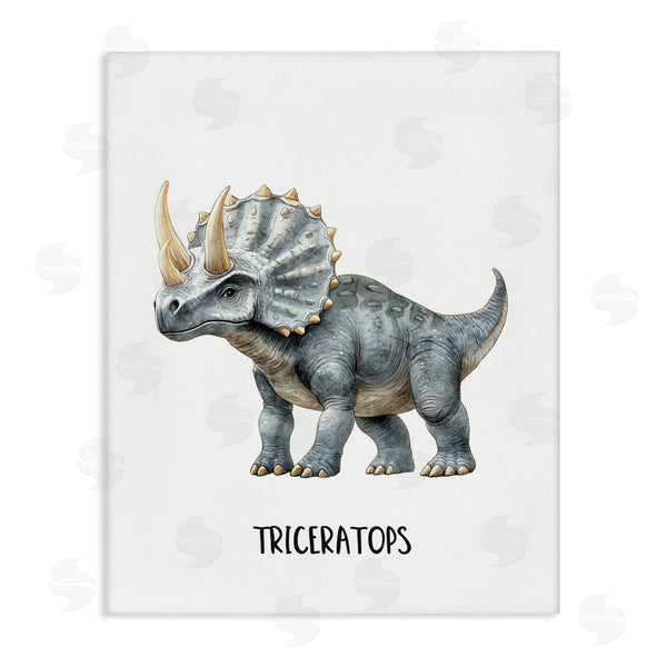stupell industries Christine Simpson Art | Meet The Triceratops Wall Art