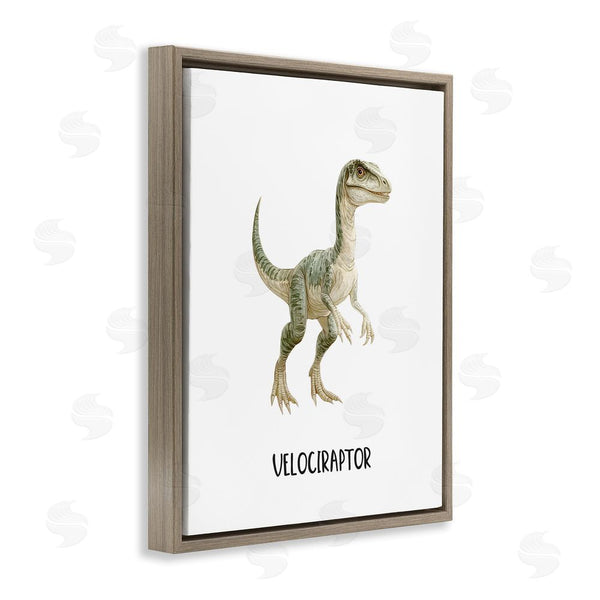 Stupell Industries Christine Simpson Art | Meet The Velociraptor Wall Art
